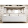 Bennington Collection 5-Bulb Glass Bath Fixture - Dimmable, Damp Rated, 36.25" Wide - 4 of 4