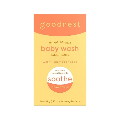 Goodnest 3-in-1 Wash, Shampoo and Soak Tablet Refills - Soothe Chamomile - 12oz