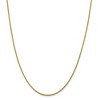 Black Bow Jewelry 1.5mm 14k Yellow Gold Solid Wheat Chain Necklace - 3 of 4