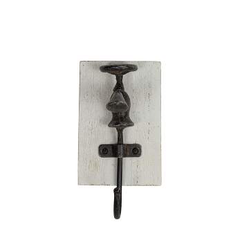 Cactus Wall Hook Black Cast Iron By Foreside Home & Garden : Target