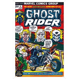 Trends International Marvel Ghost Rider - Ghost Rider #6 Framed Wall Poster Prints - 1 of 4