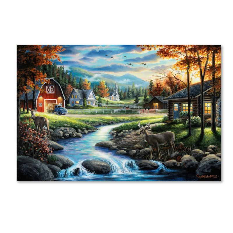 Trademark Fine Art -Chuck Black 'Country Living' Canvas Art, 2 of 4
