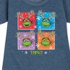 Girls' - Teenage Mutant Ninja Turtles - Reindeer Turtles Graphic Short Sleeve Fleece Dress - 2 of 4