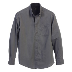 Gioberti Men's 100% Cotton Twill Oxford Shirt with Contrast - 1 of 3