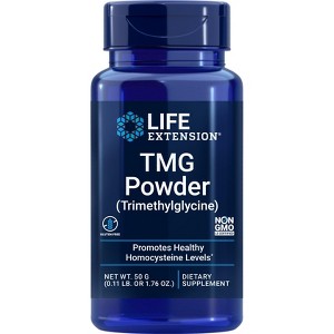 TMG Powder (Trimethylglycine) Powder by Life Extension  -  50 g Powder - 1 of 2