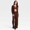 Women's Variegated Ribbed Pajama Pants - Auden™ - 3 of 3