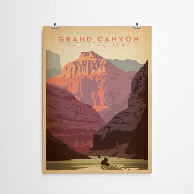 Americanflat Vintage Botanical Grand Canyon National Park By Anderson Design Group Art Print, 4 of 9