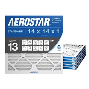 Aerostar AC Furnace Air Filter - Health - MERV 13 - Box of 6 - 1 of 4
