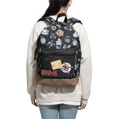 One Piece Live Action Icons 16.5" Black Backpack — фото 7