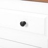 White Storage Chest, 4 Drawers with Brushed Handles - 2 of 4