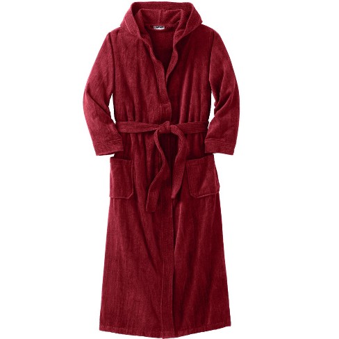 Hooded Velour Robe