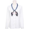 INSPIRE CHIC Women's Contrast Color Satin Square Neck Scarves 1Pc - 2 of 4
