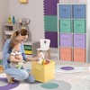 Sorbus Mixed Colors 13 Inch 12 Pack Sturdy Collapsible Fabric Storage Cubes with Handle - for Organizing Clothes, Toys, Books, Shelves & more - 4 of 4