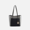 MKF Collection Leah Vegan Leather color-block Women’s Tote Bag by Mia K - 2 of 4