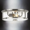 Urban Ambiance Luxury Modern Farmhouse Indoor Ceiling Light,  4-3/8''H x 12-5/8"W x 12-5/8''D,  Brushed Nickel Finish, UHP4594 - 4 of 4