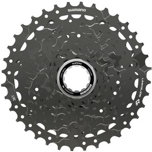 Shimano CUES CS-LG400-9 Cassette - 9-Speed, 11-36t, LINKGLIDE, Black - 1 of 2