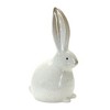 White and Gold Terra Cotta Bunny Set – Seasonal Figurines for Home Decor by Melrose - 3 of 4