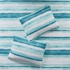 Gracie Mills Javier Coastal Watercolor 6-Piece Reversible Quilt Set with Seashell Throw Pillows - image 2 of 4