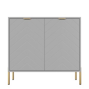 CLIHOME 31.5 in. H Utility Storage Cabinet with Adjustable Shelves - 1 of 4