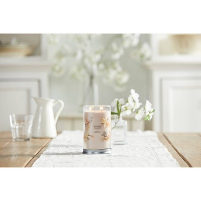 Signature Large Vanilla Creme Brule Tumbler Candle 20oz - Yankee Candle: Soy Wax Blend, Dual Wick, Glass Jar, 60hr Burn Time