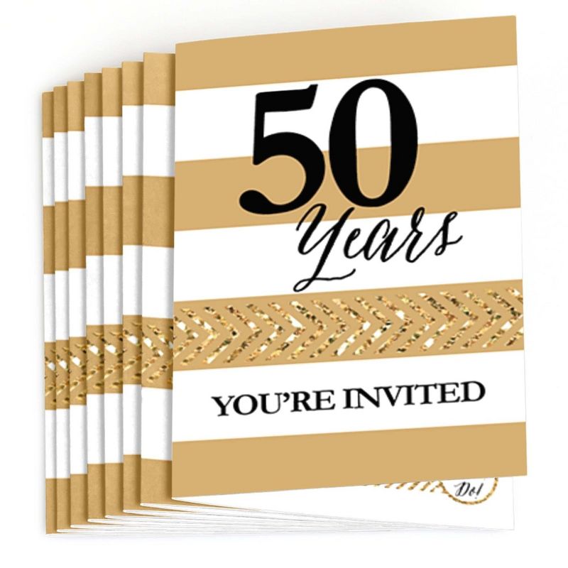 Big Dot of Happiness We Still Do - 50th Wedding Anniversary - Fill In Anniversary Party Invitations (8 count), 2 of 7