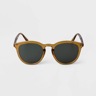 Men's Retro Browline Sunglasses - Goodfellow & Co™ Black