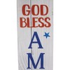 Northlight Set of 2 Stars and Stripes "I Heart USA" and "God Bless America" Door Banners 71" - 4 of 4