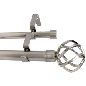 Urbanest Zeffoli Manhattan 1-inch 3-4 inch Double Drapery Curtain Window Rod Set - 1 of 4