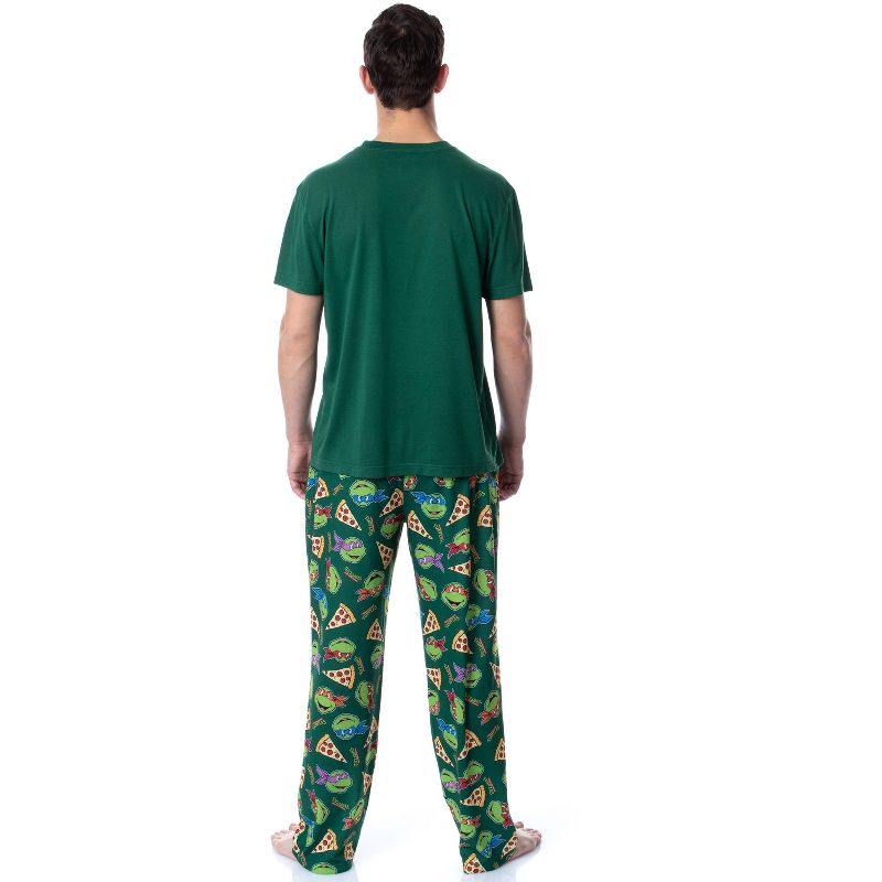 Teenage Mutant Ninja Turtles Mens' Ninja Diet Sleep Pajama Set Green, 5 of 6