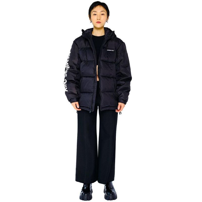 Members Only - Women's Mo Puffer Oversized Jacket, 6 of 8