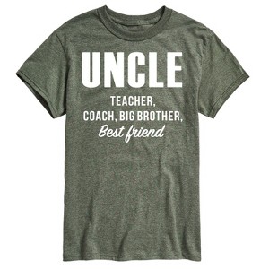 Men's - Instant Message - Uncle, Teacher, Big Brother, Best Friend Short Sleeve Graphic T-Shirt - 1 of 4