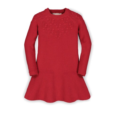 Hope Henry Girls Organic Cotton Skater Sweater Dress Kids Target