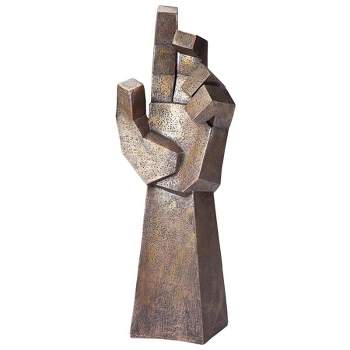 Design Toscano Freedom Rising Modern Cubist Outstretched Hand Statue