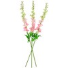 Northlight Real Touch™ Pink Delphinium Artificial Floral Stems, Set of 6 - 40" - 4 of 4