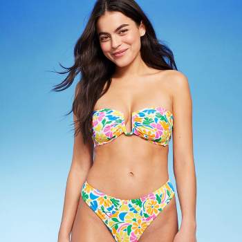 Swimsuits For All Women's Plus Size Leader Bra Sized Underwire Bikini Top,  44 F - Tropical : Target
