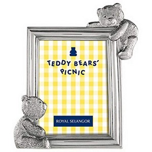 Royal Selangor 013578R Teddy Bear Frame, Pewter, 4" x 6" - 1 of 1