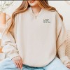Simply Sage Market Embroidered I Closed My Book To Be Here Sweatshirt - 2 of 4