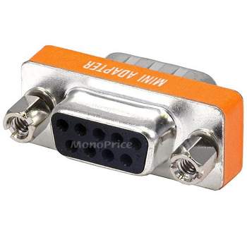Monoprice DB9, M/F, Null Modem Mini Type, Used To Connect 2 Computers Or Other Devices For File Transfer