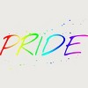 Design By Humans Sleek Pride Rainbow Text By Kasparovx T-Shirt - Athletic Heather - Medium - 2 of 2