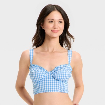Women's Woven Corset Bra - Colsie™