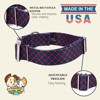 Country Brook Petz HossFit Jr Wide Premium Dog Collar - Plaid and Argyle Collection - 4 of 4