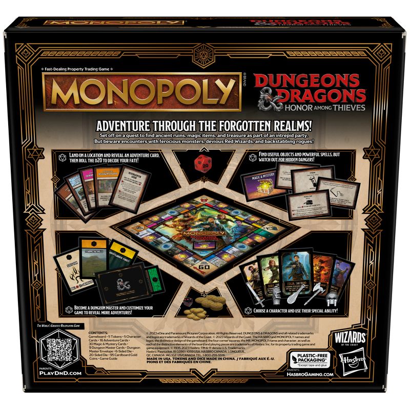 Monopoly Dungeons &#38; Dragons Movie Board Game, 3 of 11