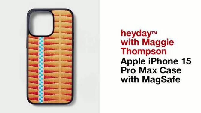 Apple iPhone 15 Pro Max Case with MagSafe - heyday&#8482; with Maggie Thompson, 6 of 7, play video