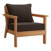 WestinTrends Avalon Outdoor Modern HDPE Patio Club Chairs with Deep Seat Cushions (Set of 2) - 4 of 4