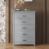 Bella Depot Country Style Wooden Dresser with 5 Drawer - 3 of 4