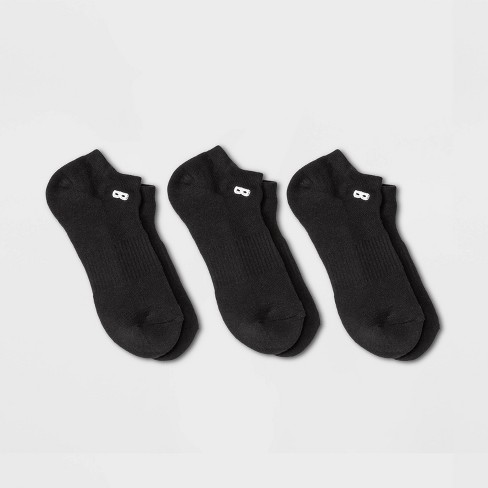 12 Pairs Spandex LOW CUT SOCKS Men Women SOLID BLACK Thin Socks 9-11