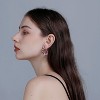 Colorful Beaded Earrings for Women, Boho Flower Hoop Earrings - 3 of 4