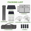 10x10 Easy Pop Up Canopy Tent, Commercial Instant Canopy, Patio Shade with 3 Sidewalls, Quick Setup for Outdoor Use - 3 of 4