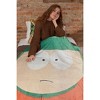 South Park Blanket Kyle Broflovski 90s TV Series Fleece Throw 45" X 60" Green - 2 of 4