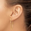 Black Bow Jewelry 1.5mm x 36mm 14k Yellow Gold Polished Round Endless Hoop Earrings - 3 of 4